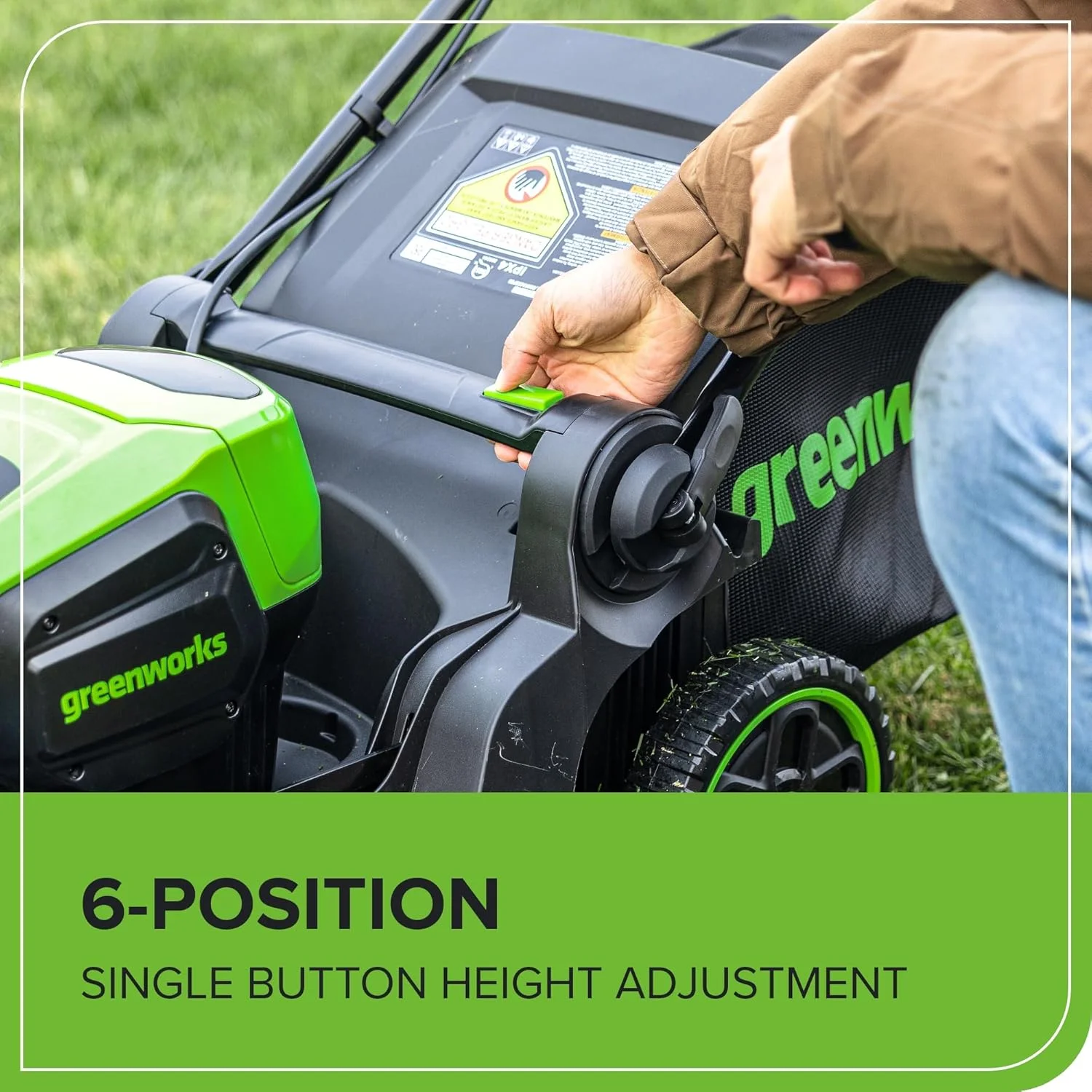 60V 17" Brushless (Push) Mower + 60V 13" String Trimmer, 4.0Ah Battery and 3A Charger - Image 5