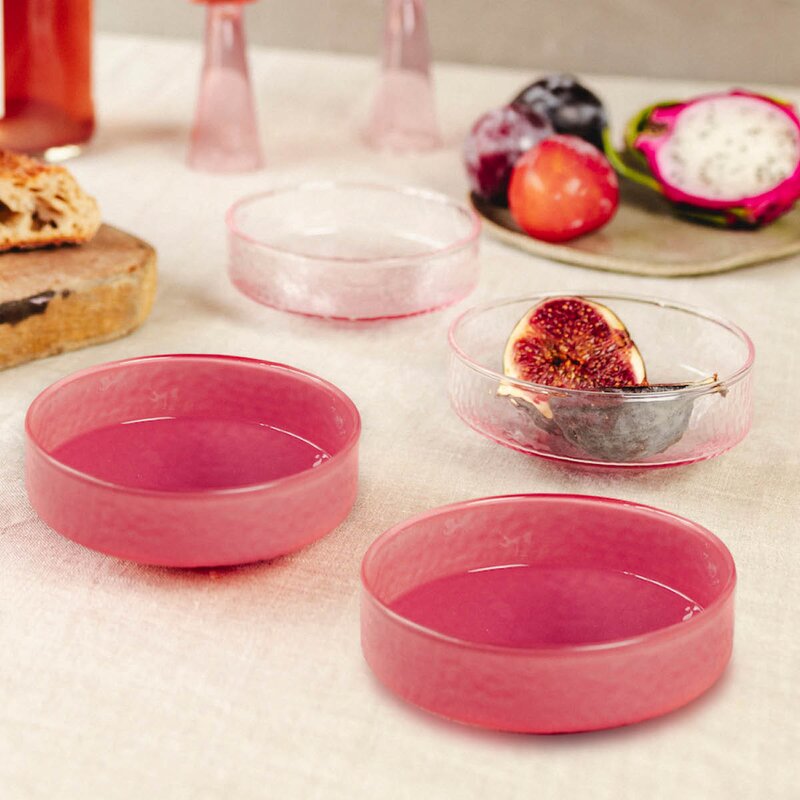 Claude snacksskål 25 cl 4 stk rosa