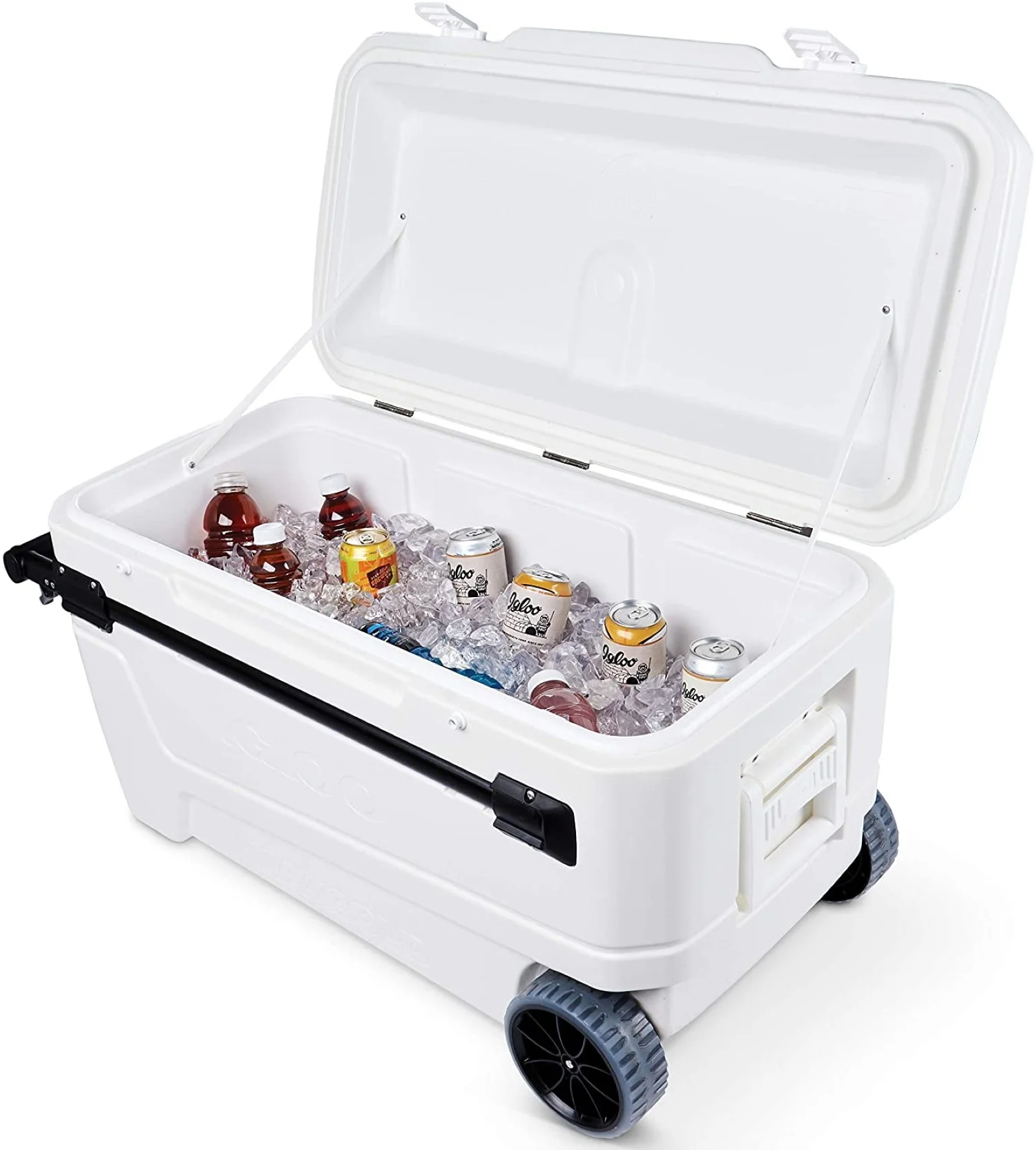 50170 110 Qt Glide Pro Portable Large Ice Chest Wheeled Cooler - Image 5