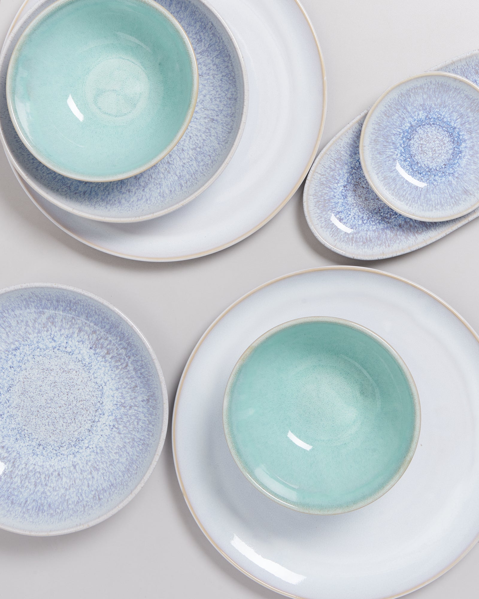 TABLEWARE SET CLASSIC SEA SIDE MIX 16 PIECES