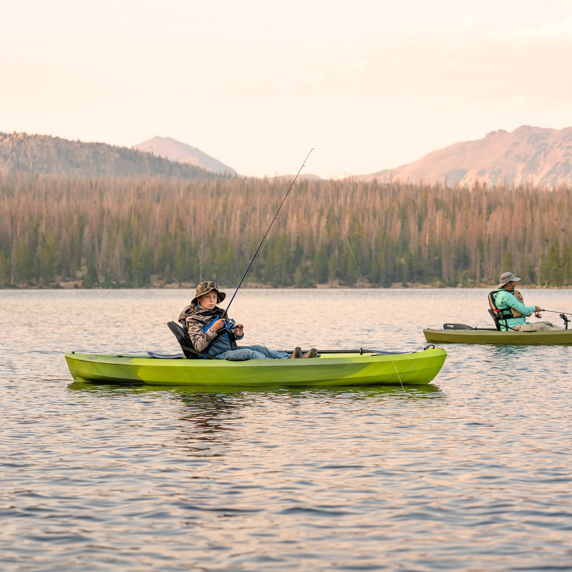 Lifetime Tamarack Angler 10 Ft. Fishing Kayak, Volcano Fusion (91340)