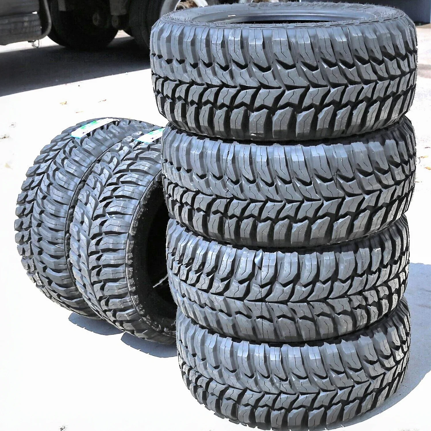 Set of 4 Crosswind by Linglong M/T 265/70R16 110/107Q C 6 Ply Mud Light Truck Tires