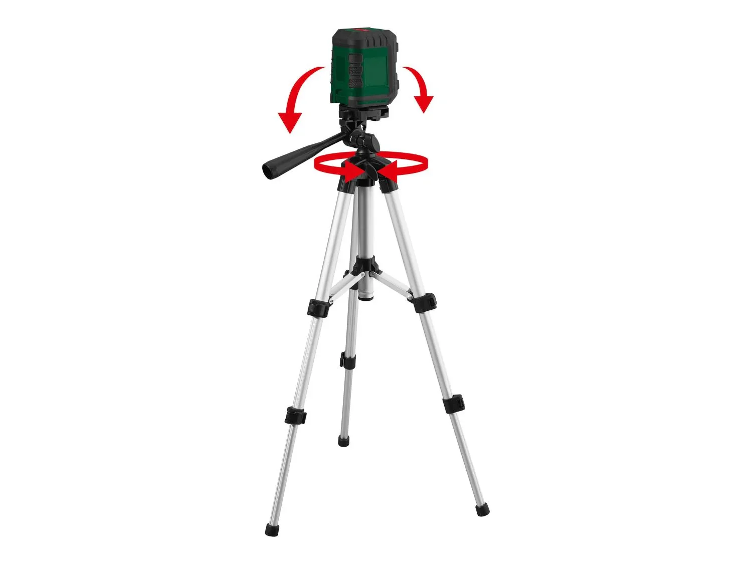 PARKSIDE Niveau laser en croix avec trpied PKLL 10 B4, rouge, 10 m