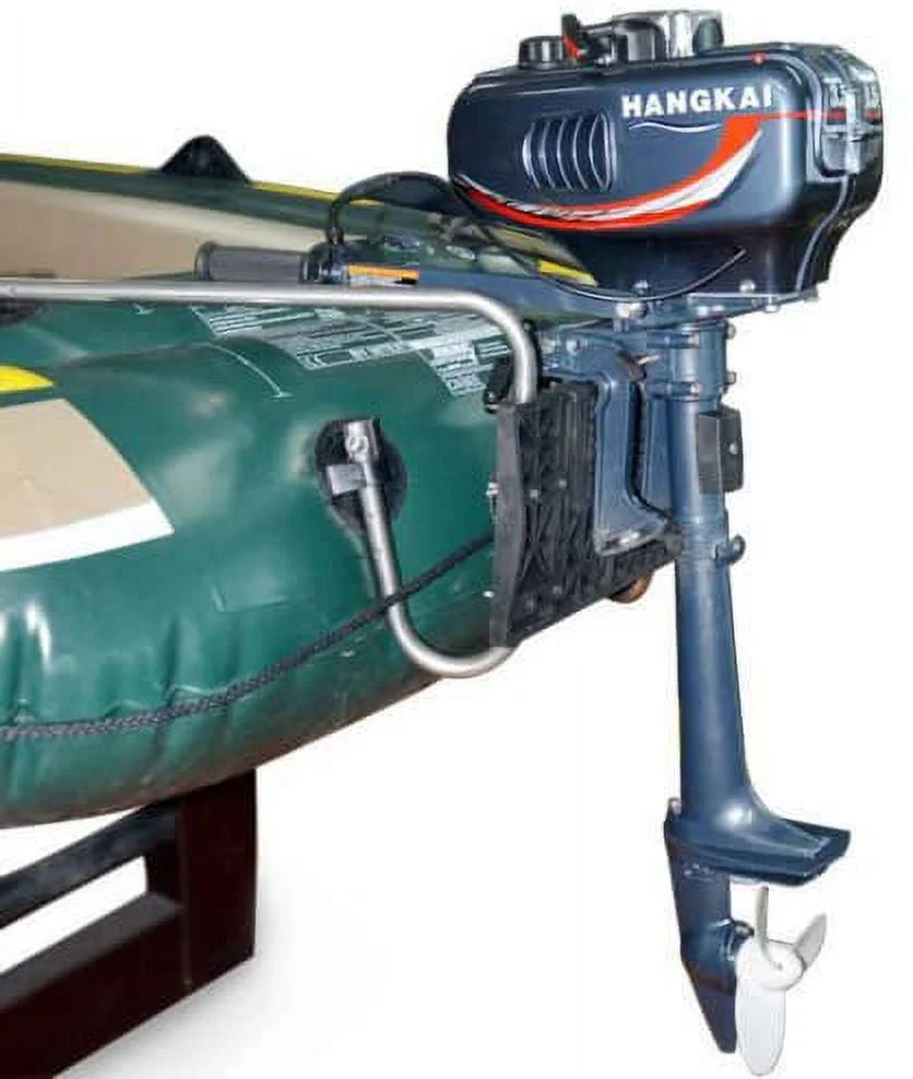 2 Stroke 3 5 HP Heavy Duty Outboard Motor Boat Engine Water Cooling 92CM Length Image 3