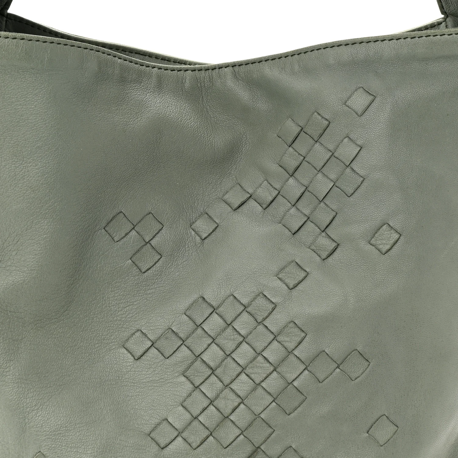 Nappa Woven Hobo Aloe