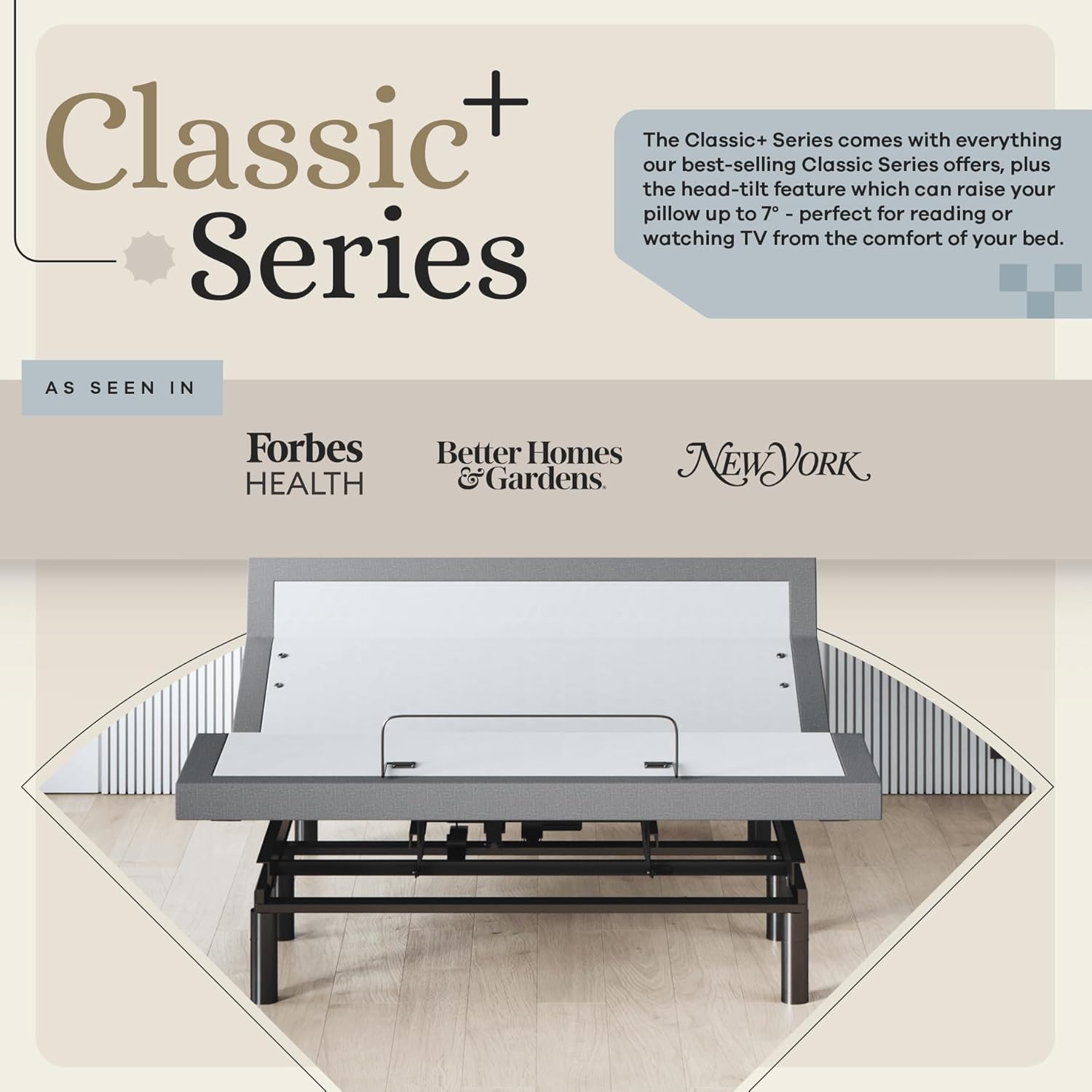 Sven & Son Harmony Adjustable Bed Base, Head and Foot Lift, Massage, Under-Bed Lights, USB, Memory, Zero Gravity Smart Frame - Queen