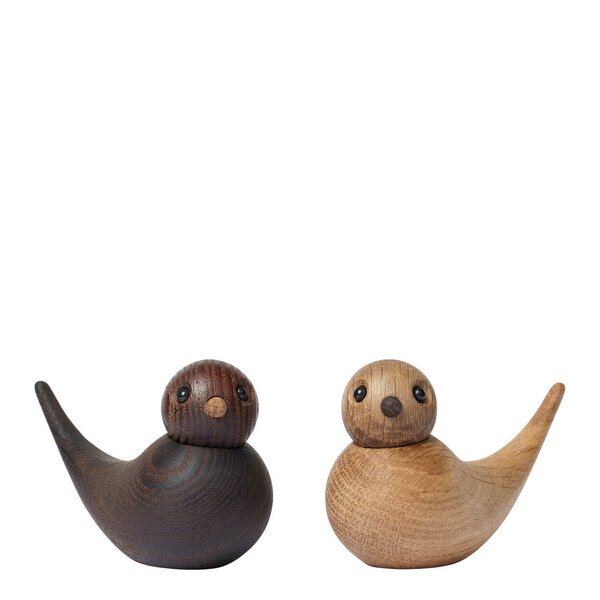 Sweeties Svaler trefigur 5,4 cm eik 2 stk