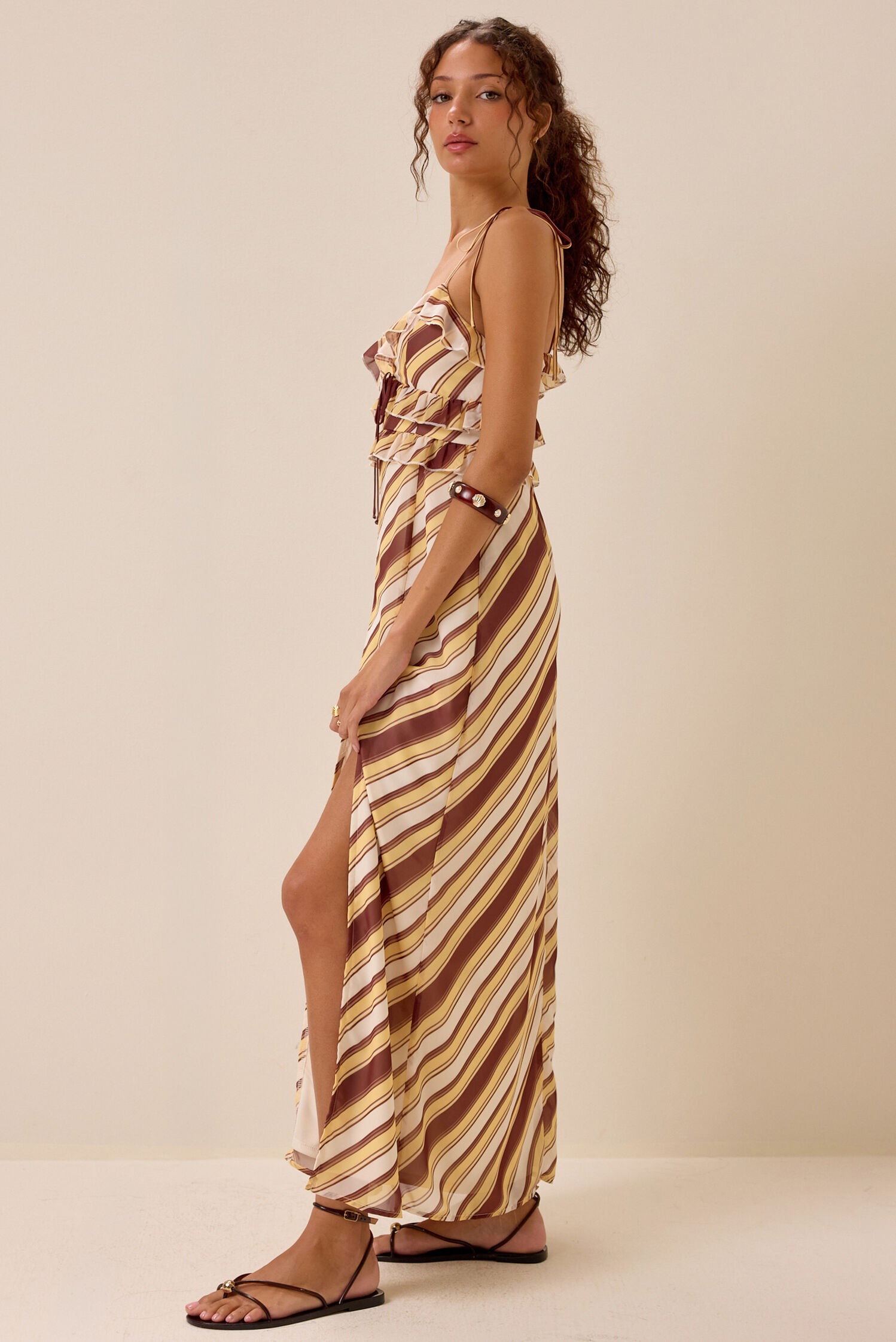 Tessa Ruffled Maxi Dress