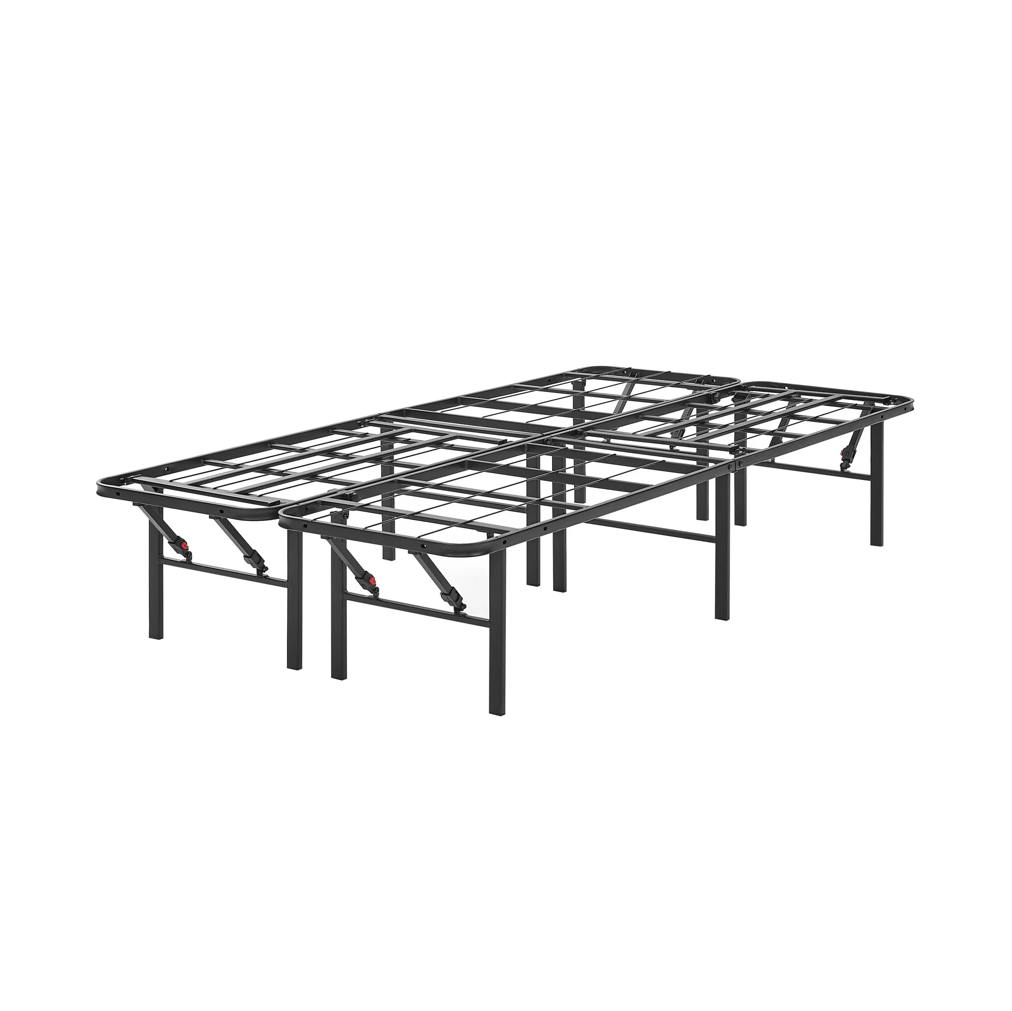 Allswell 14 High Convertible Platform Metal Bed Frame, Twin/Full, Black