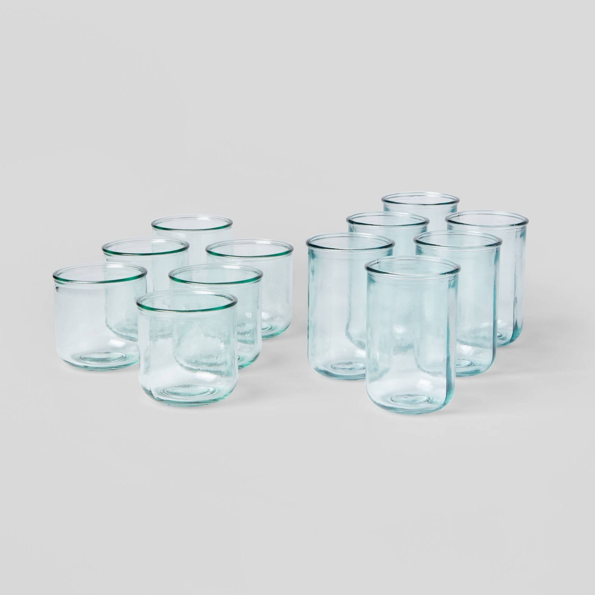 Glass Potomac Double Old-Fashioned Assorted Tumbler Set - Threshold