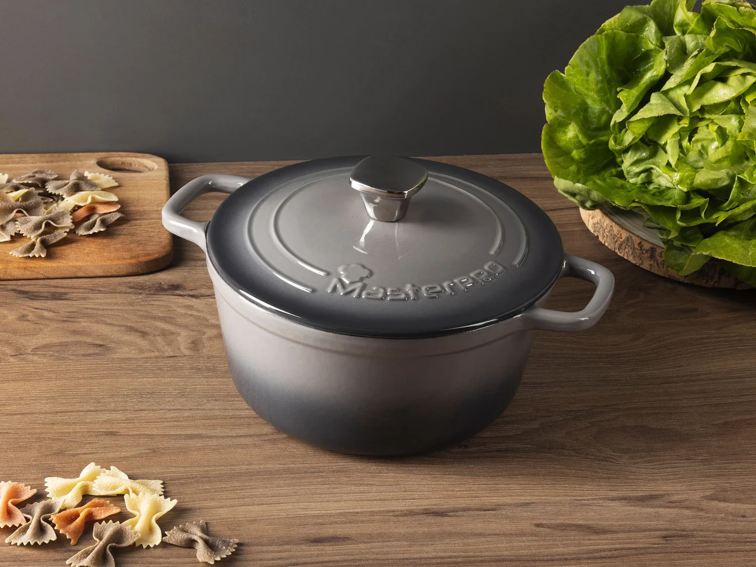 Masterpro Casserole en fonte 22 cm