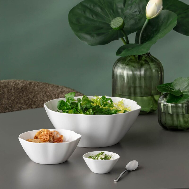Pura salatskål 1,8L hvit