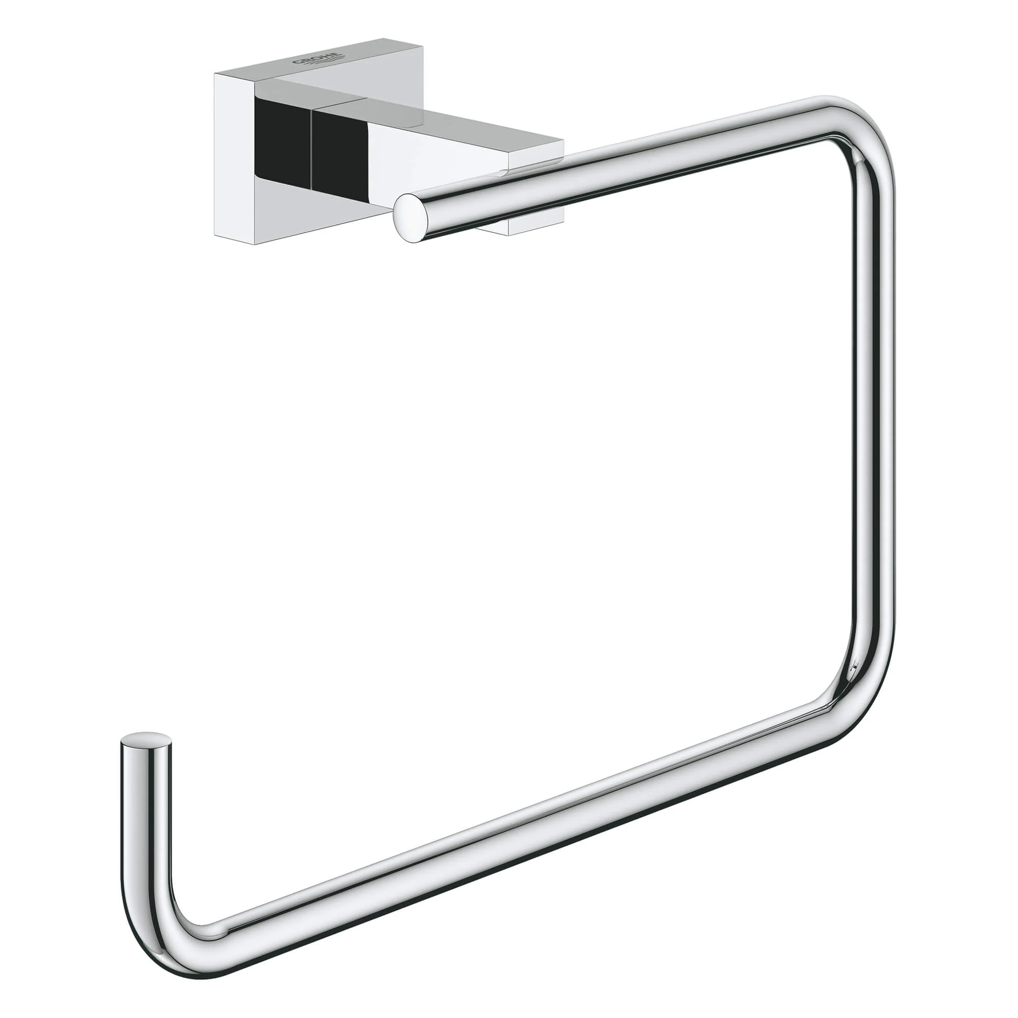 Grohe Essentials Cube 405102431 8" Towel Ring in Matte Black