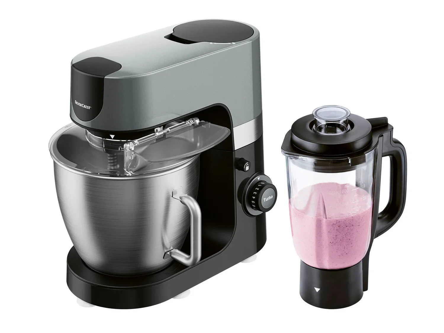 SILVERCREST KITCHEN TOOLS Robot de cuisine SKMP 1300 D3, 1300 W, 6,3 L