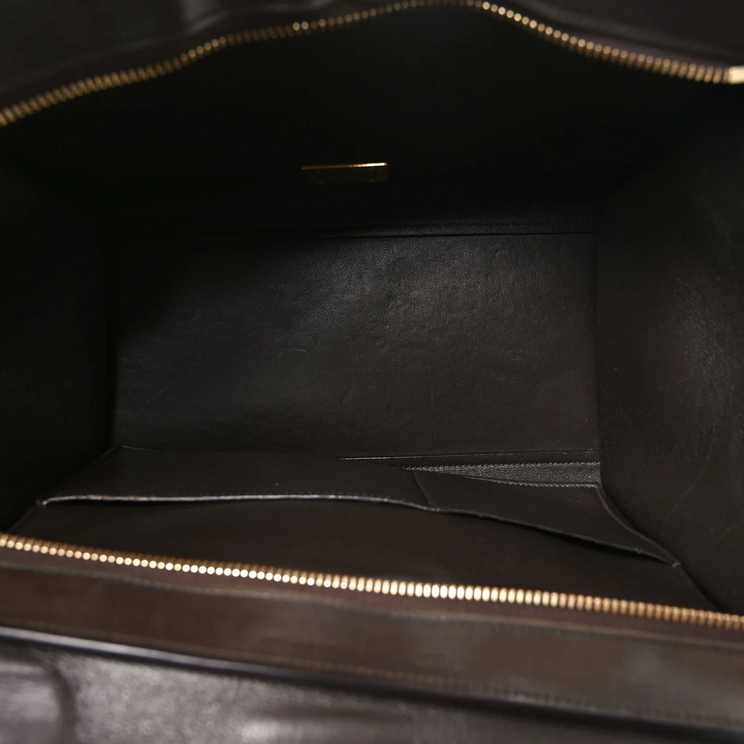 Sleek Calfskin Tri-color Small Trapeze Wine
