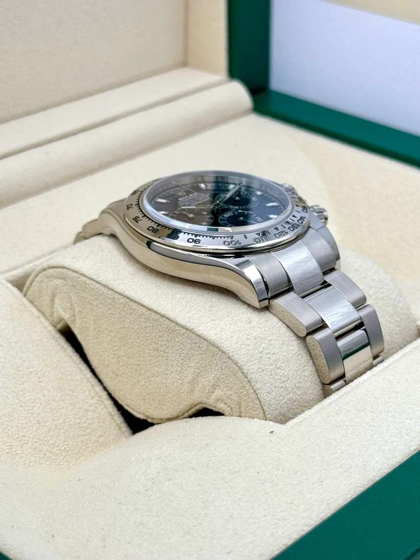 [Super Clone]Rolex Daytona White Gold/Brilliant Blue/Diamond/Oyster  m126509-0005
