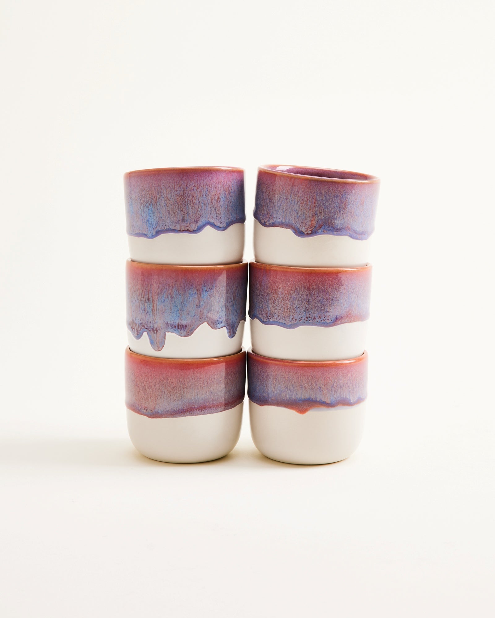 COIMBRA - SMALL CUP PURPLE SET OF 6