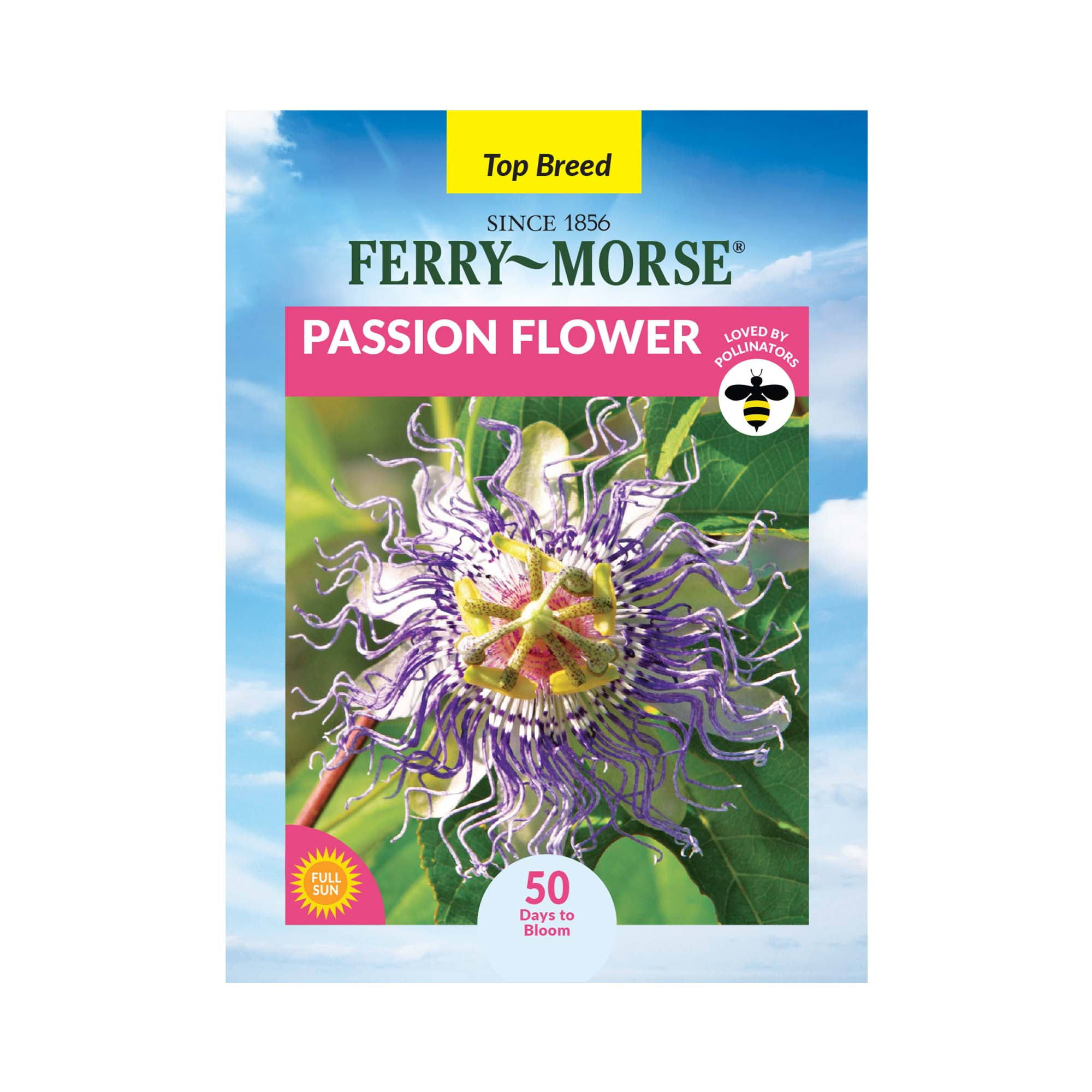 Ferry-Morse 125mg Passion Flower Annual Flower Seeds Full Sun, Size: Small