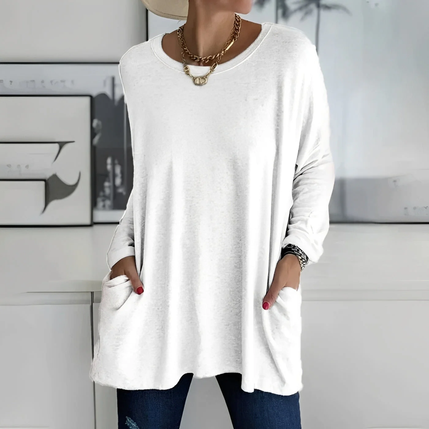 Chantelle - Chemise à manches longues avec poches