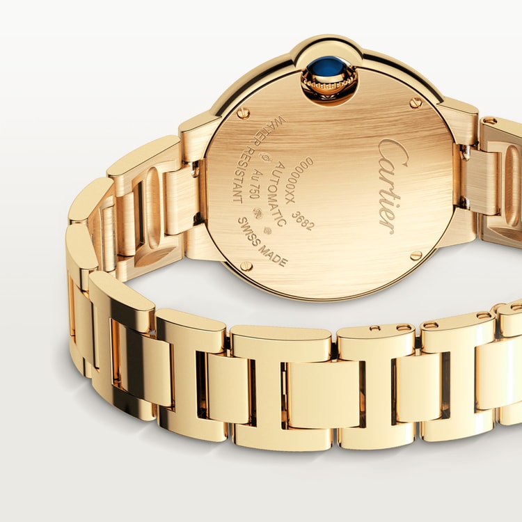 [Super Clone]BALLON BLEU Yellow Gold 33mm