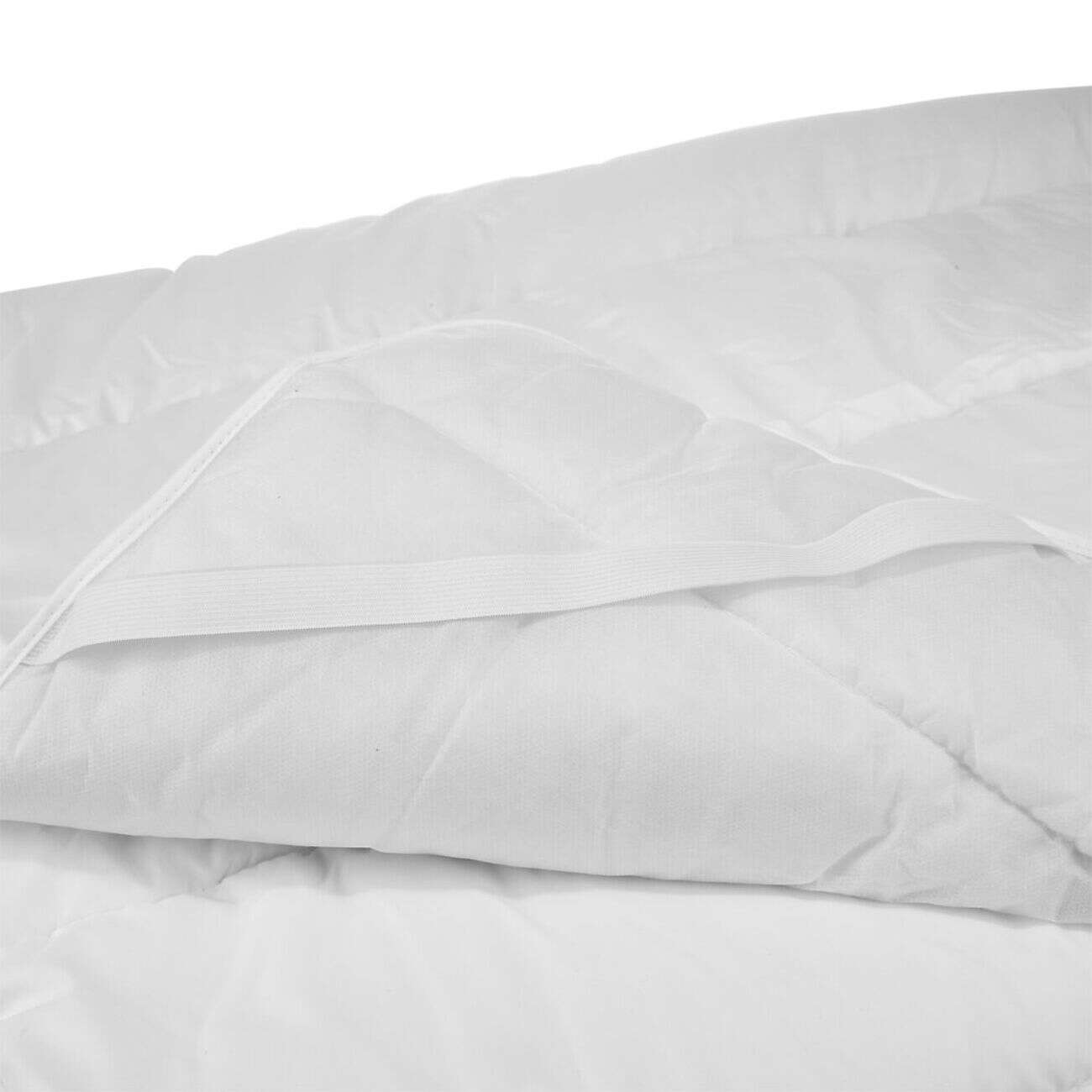 Surmatelas anti-acariens blanc 140x190xÉp3cm 250gr