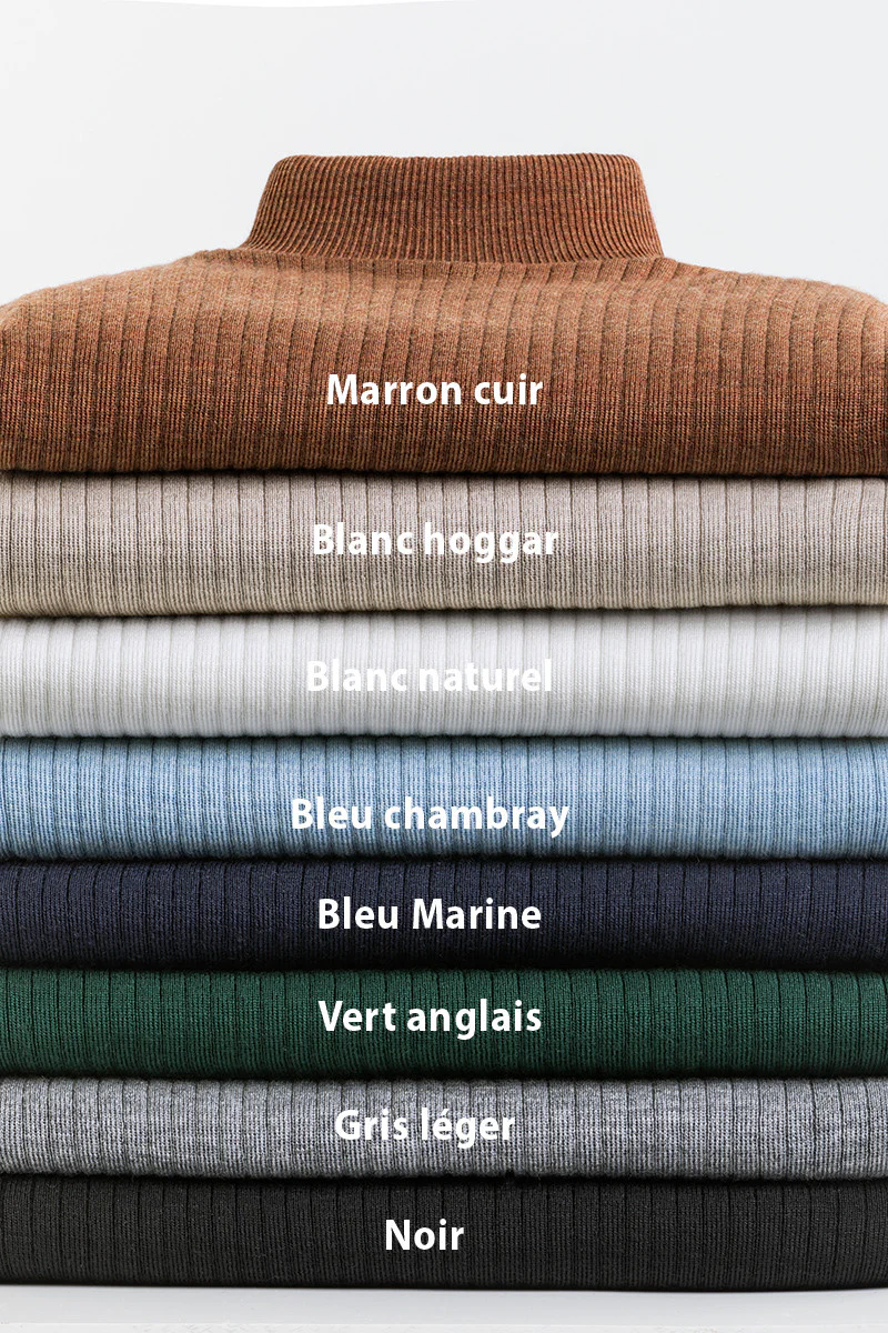 Col plastron homme et femme - vert anglais