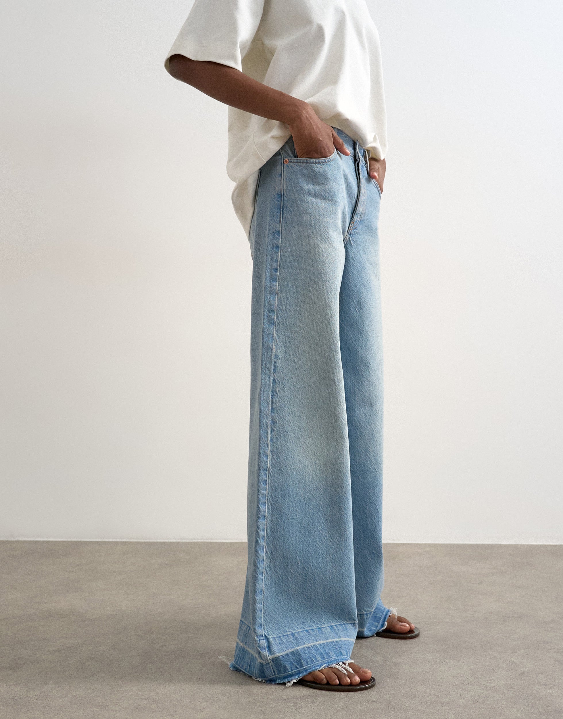 VERO MODA® TSHORIZON Mid rise Wide Leg Fit Jeans