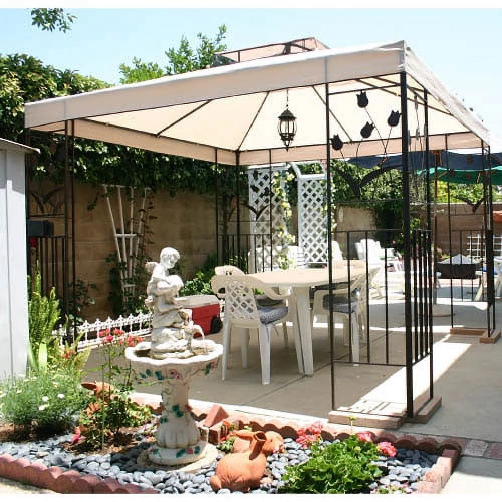 Garden Winds Replacement Canopy Top for Big Lots Tulip Gazebo - Riplock 350