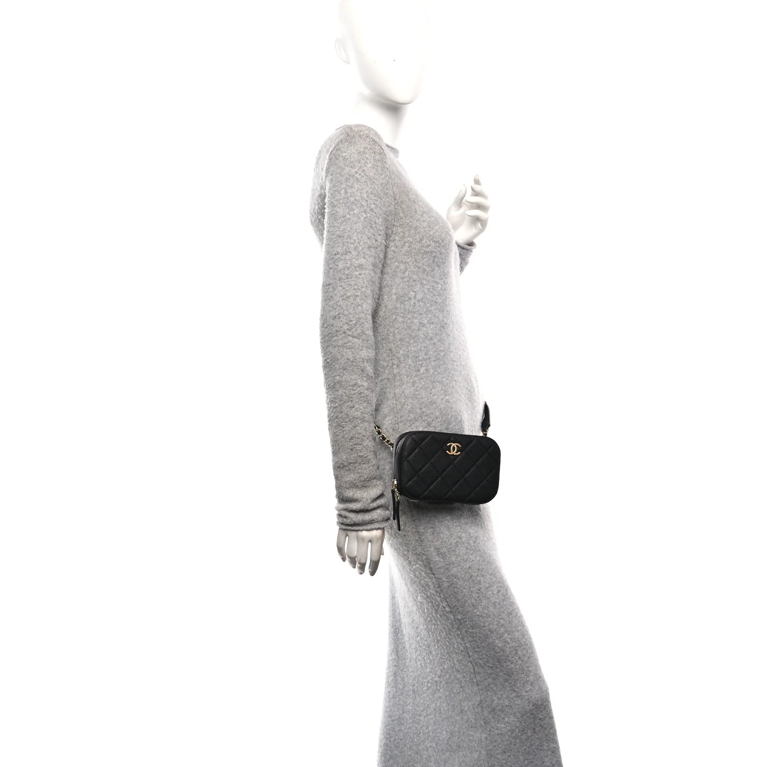 Caviar Waist Bag Black
