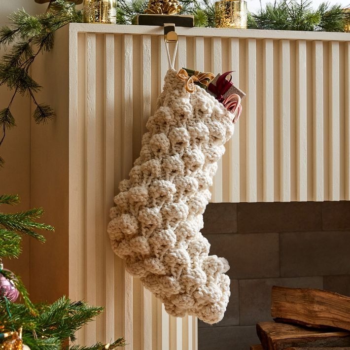 Chunky Bauble Knit Stockings
