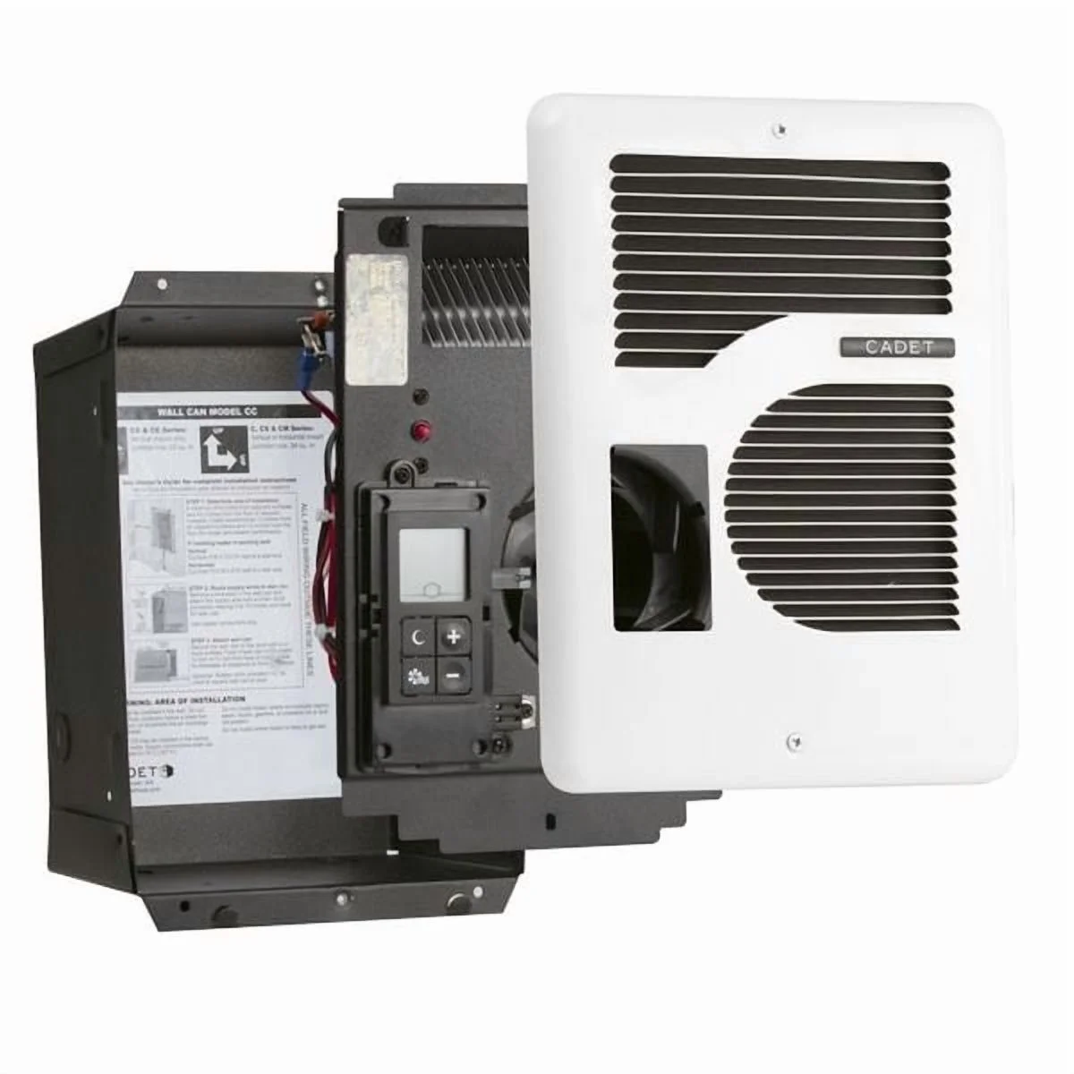 Cadet Recessed Electric Wall Heater, White CEC163TW