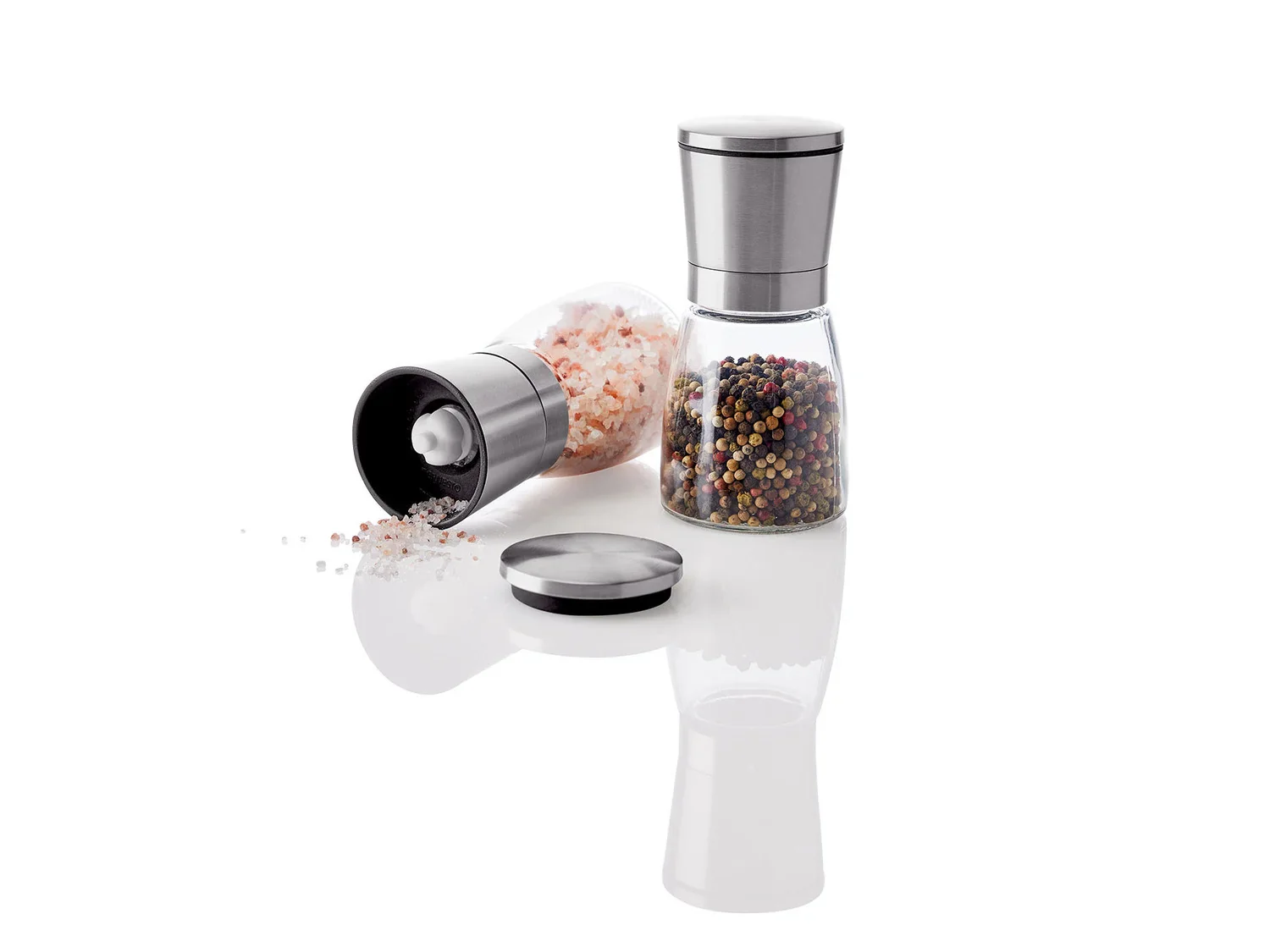 ERNESTO Set de moulins  sel et  poivre ou set de distributeurs  vinaigre et  huile