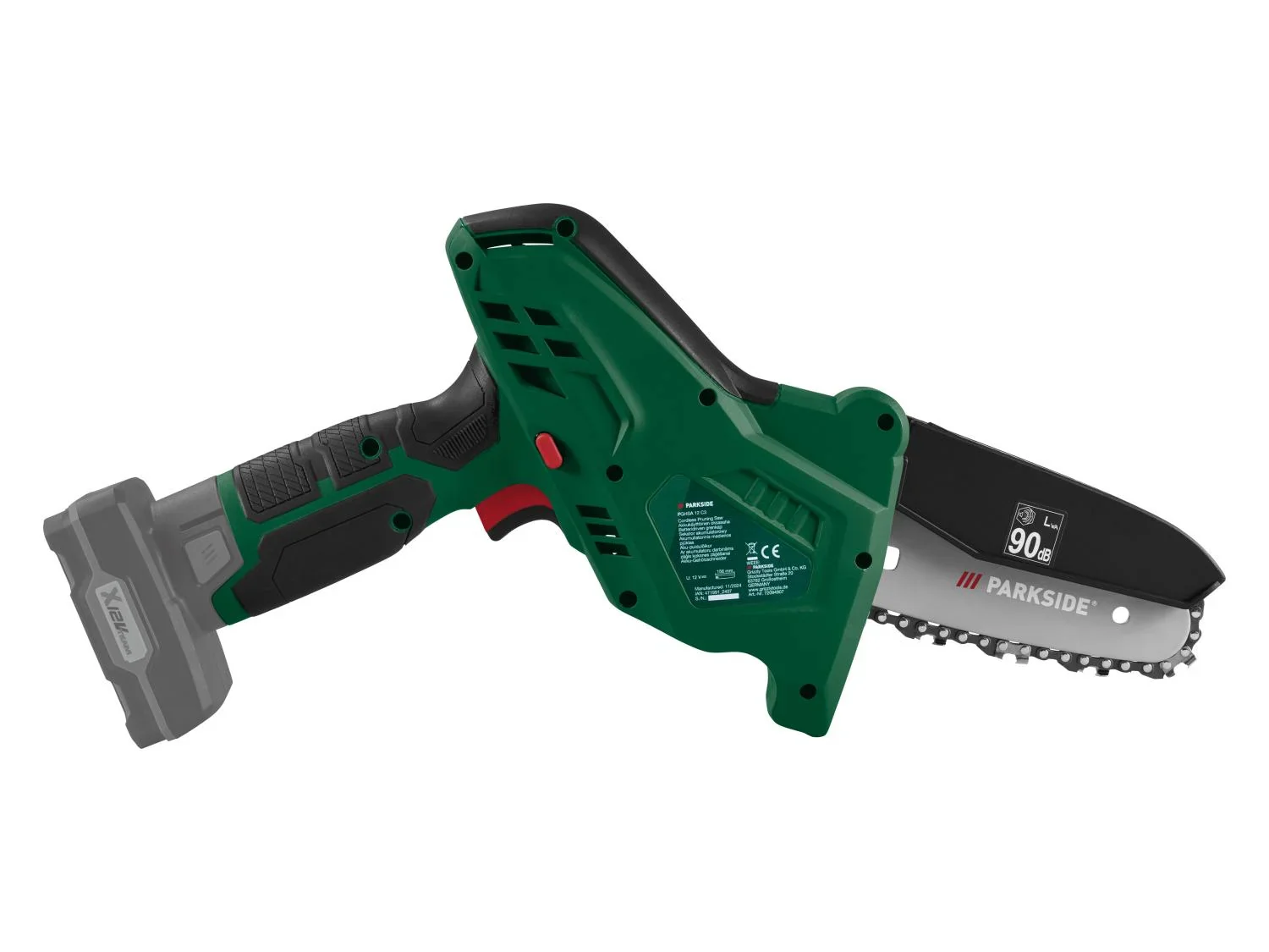 PARKSIDE Mini-trononneuse  bois sans fil PGHSA 12 D3, 12 V