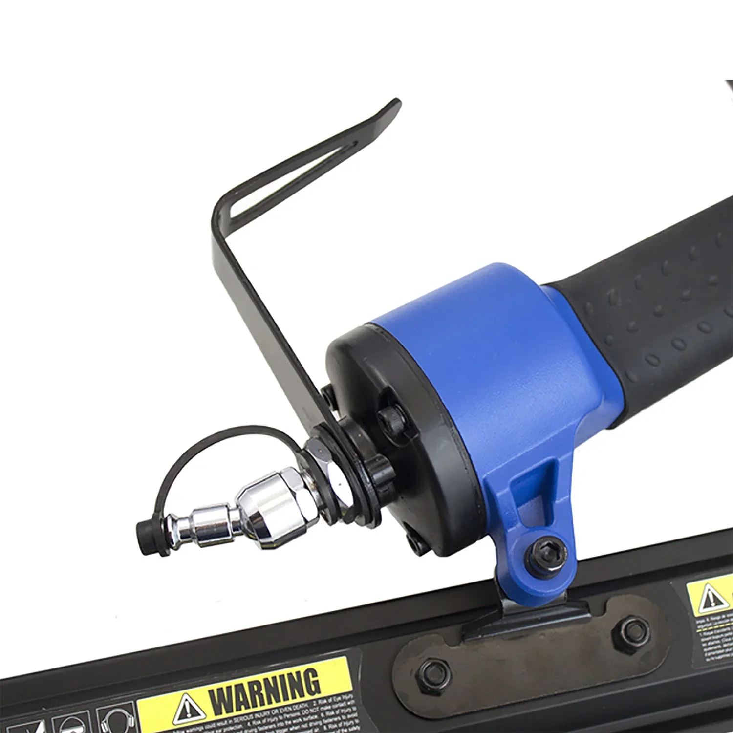 Estwing EFR2190 Pneumatic 21 Degree 3-1/2 Framing Nailer with Adjustable Metal Belt Hook, 1/4 NPT Industrial Swivel Fitting, and Bag