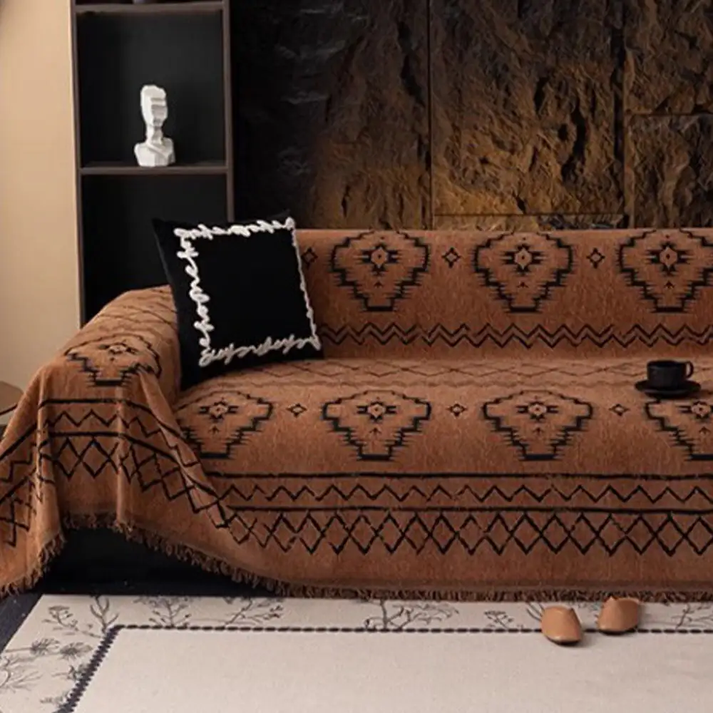Chenille Retro Durable Scratch-resistant Sofa Protection Couch Cover