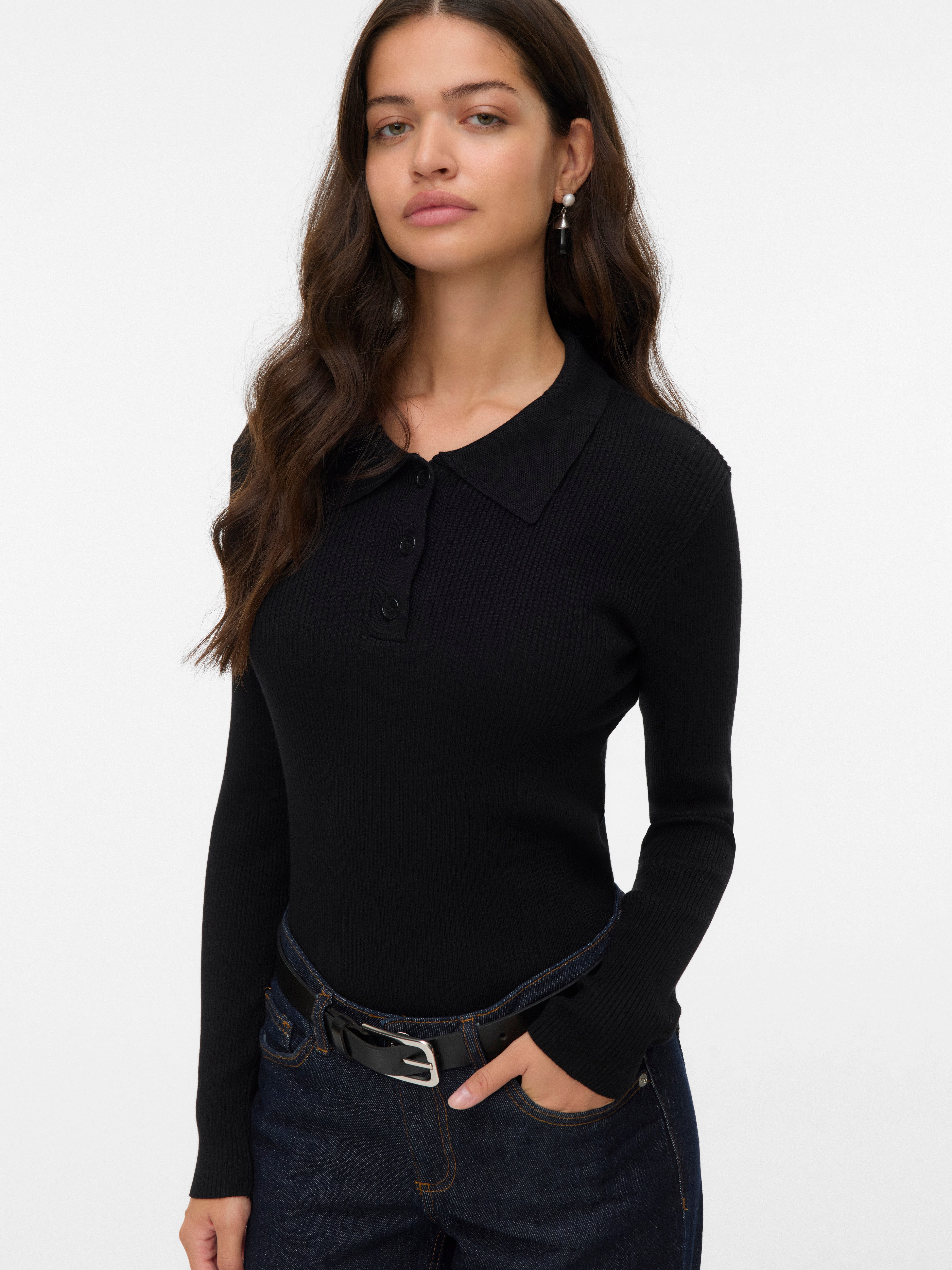 VERO MODA® VMSILJERIB Knitted pullover