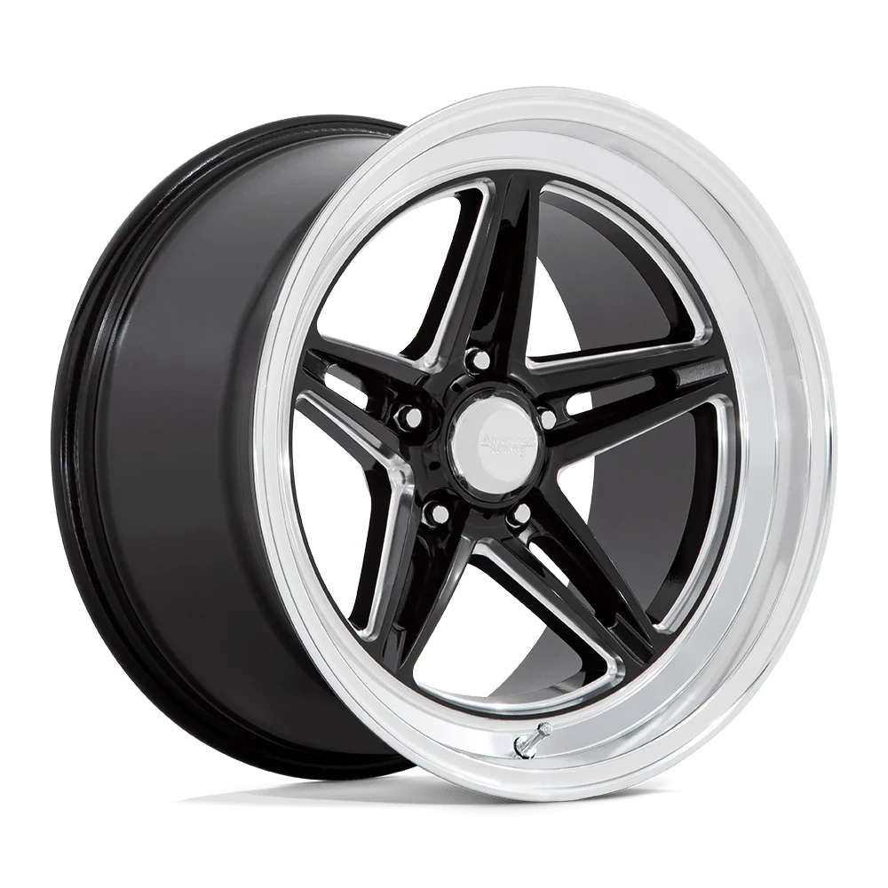 Vintage Cast Aluminum Rim VN514 18X8 5X4.75 G-BLK-MILL-DIA-LP 0MM, VN514BE18803400