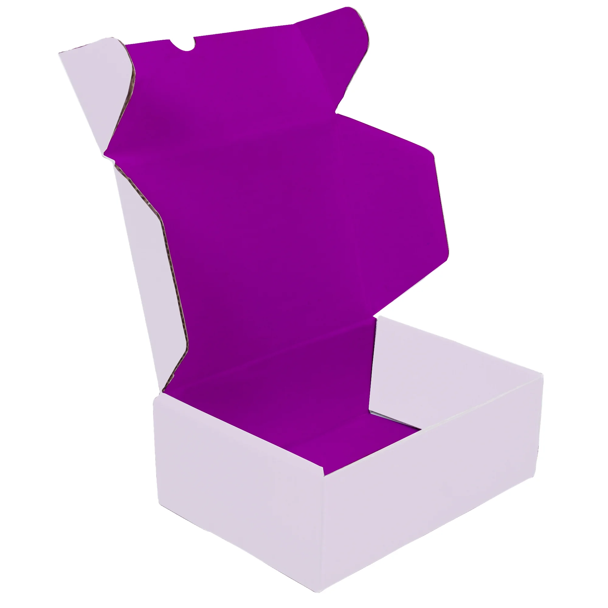 Ucanpack Deluxe Mailer Box Corrugated Moving Boxes 3mm Thick Large Purple, 18 x 12 x 6" - 25 Pcs