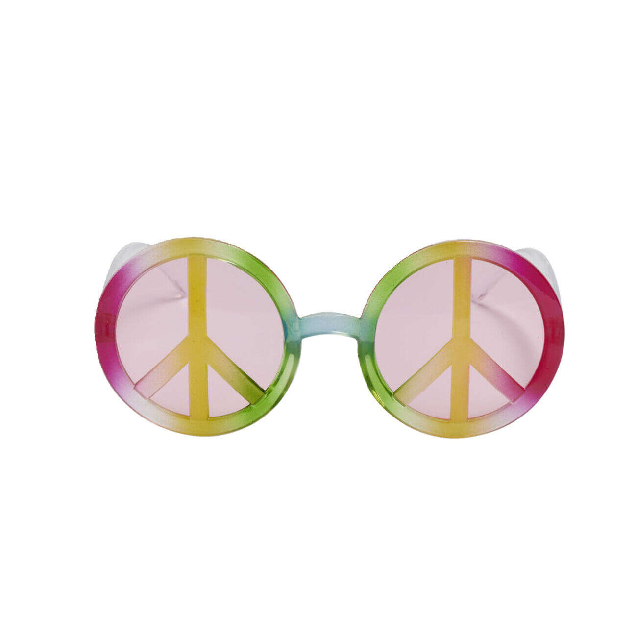 Lunettes rondes Hippie peace and love