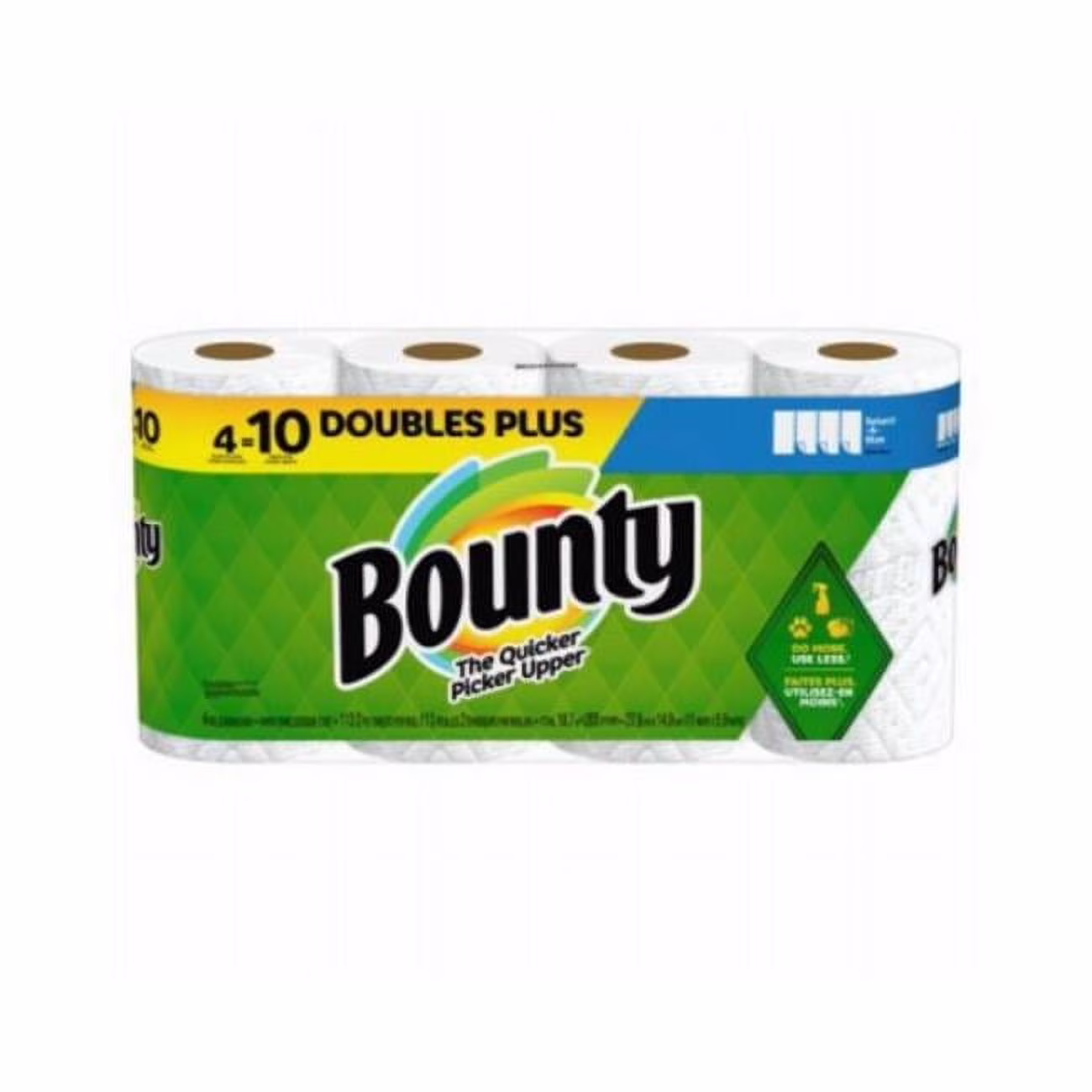 Procter Gamble 116264 Double Plus Rolls, White - 4 Count - Pack of 6 Procter Gamble 116264 Double Plus Rolls, White - 4 Count - Pack of 6