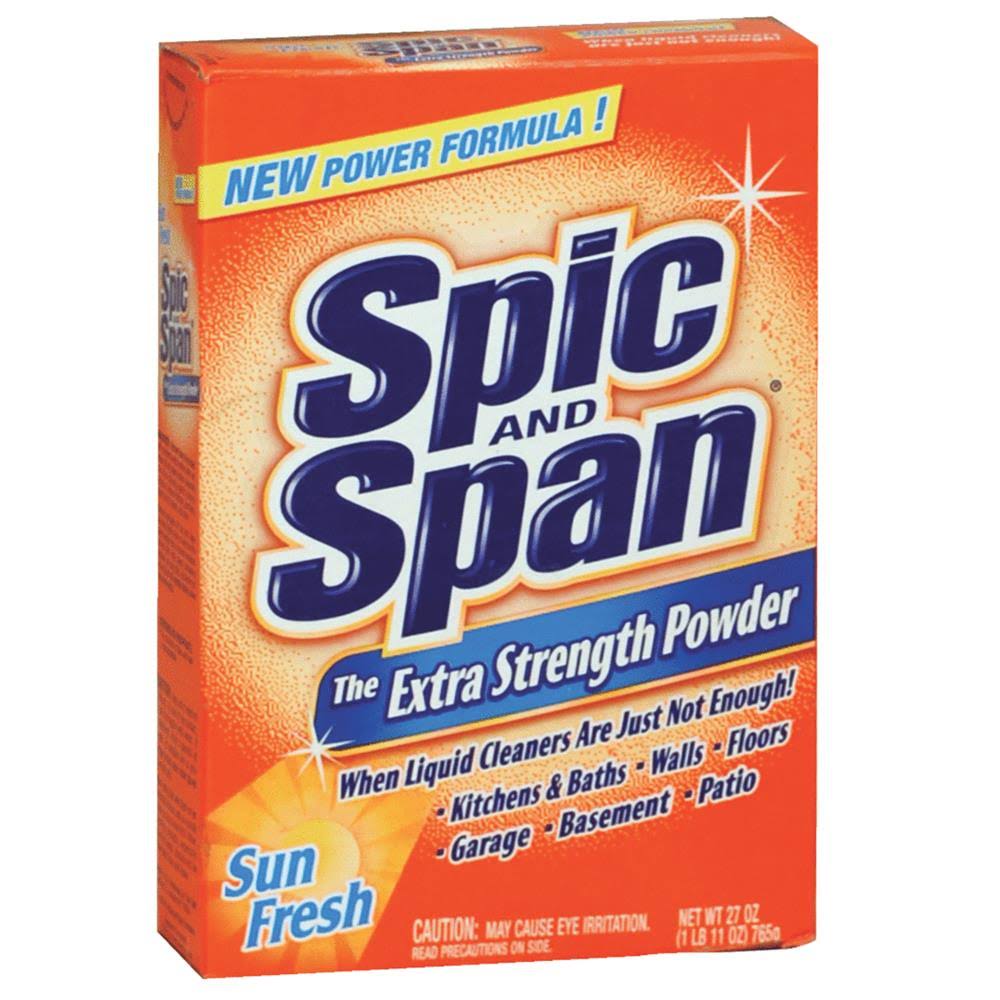 Spic and Span Cleaning Powder Dilutable Powder, Sun Fresh - 27 oz box