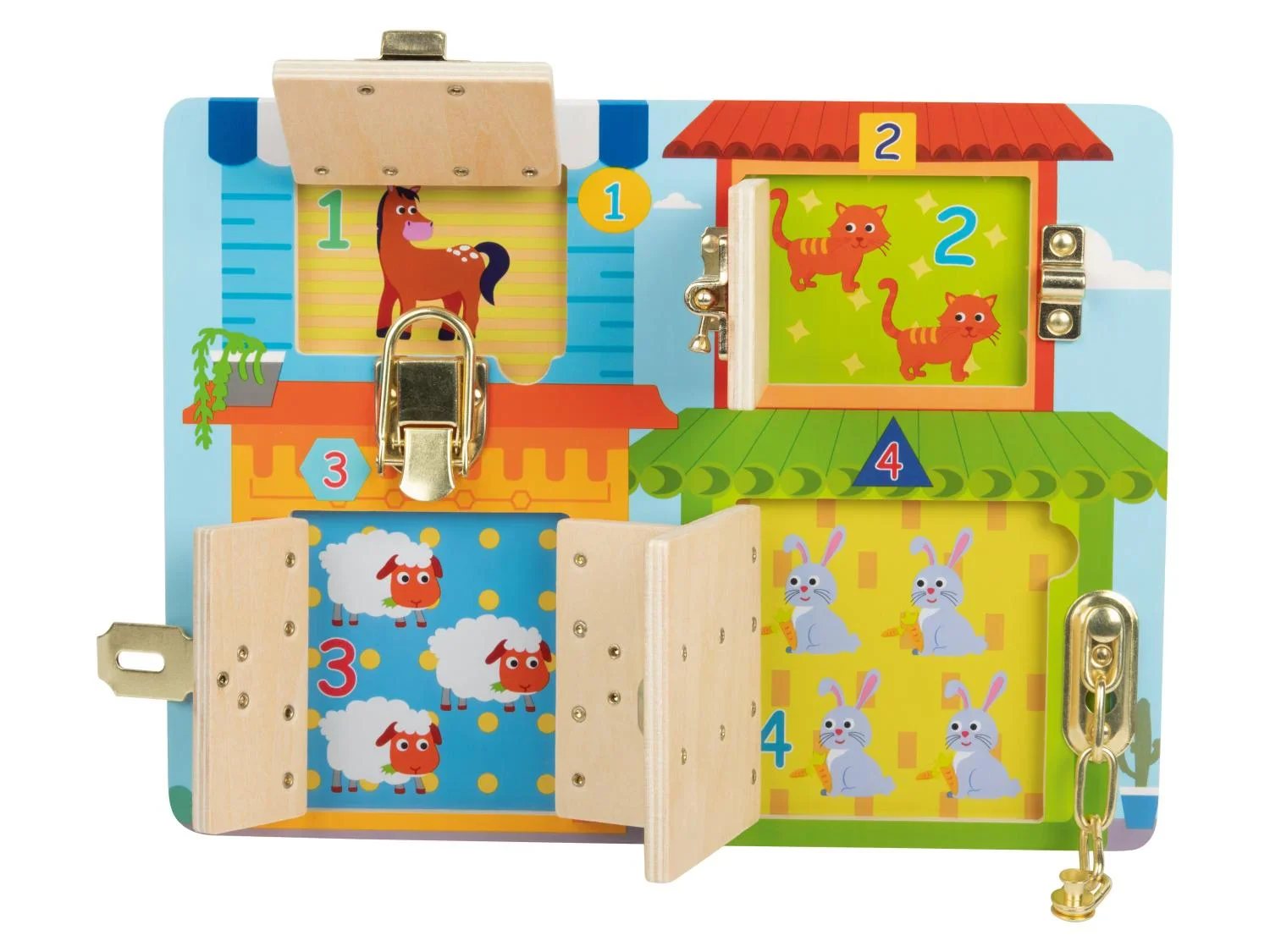 lupilu Planche  verrous ou Malette tableau magntique
