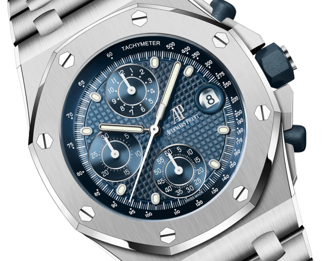 【Super Clone】Audemars Piguet OFFSHORE Blue Dial CHRONOGRAPH 42mm 26238ST.OO.2000ST.01