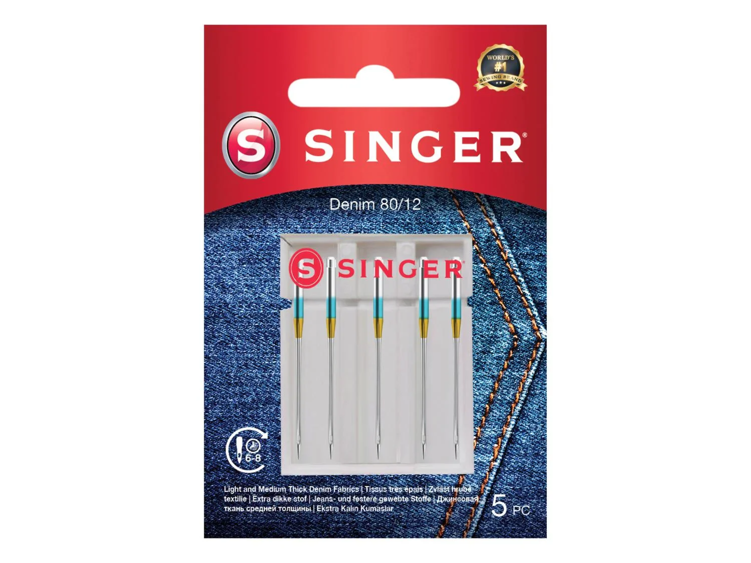 SINGER Set d'aguilles de couture