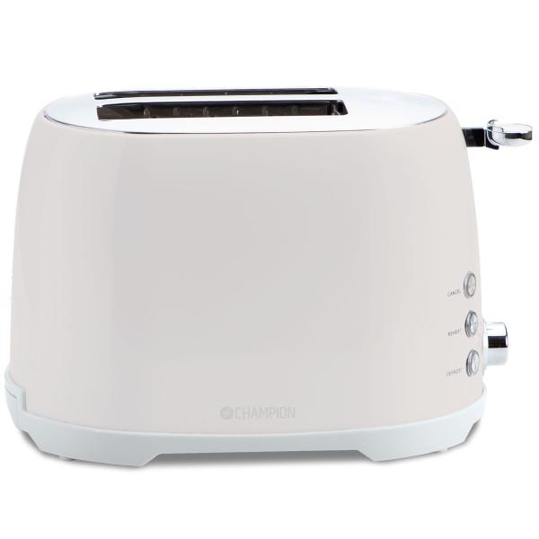 Brødrister 2 skiver creme white