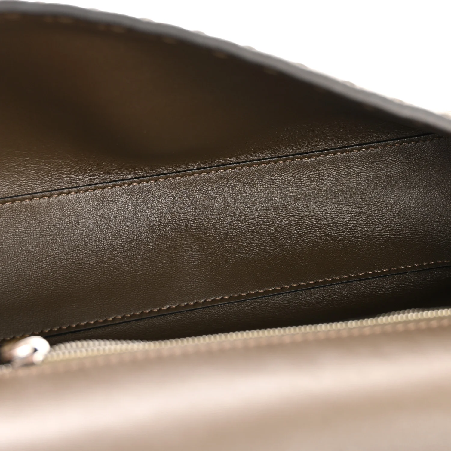 Cuoio Roma Sellerissima Nappa Sintetica Tape Stitch Baguette Wood