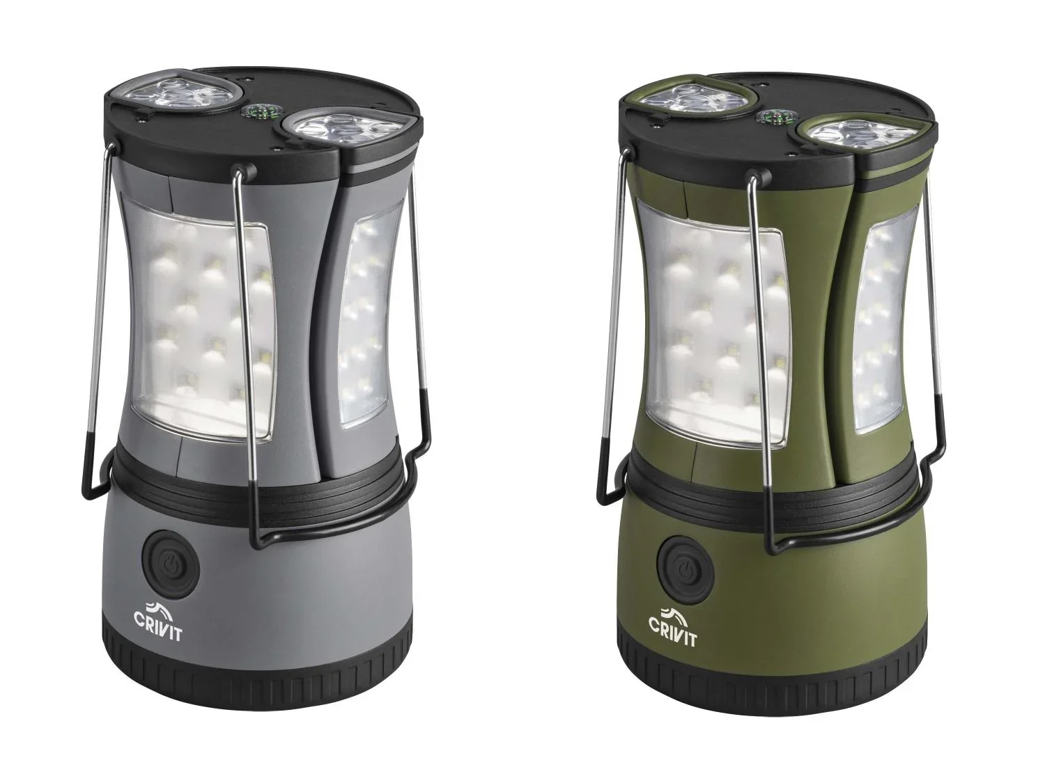 CRIVIT Lampe de camping 2 en 1