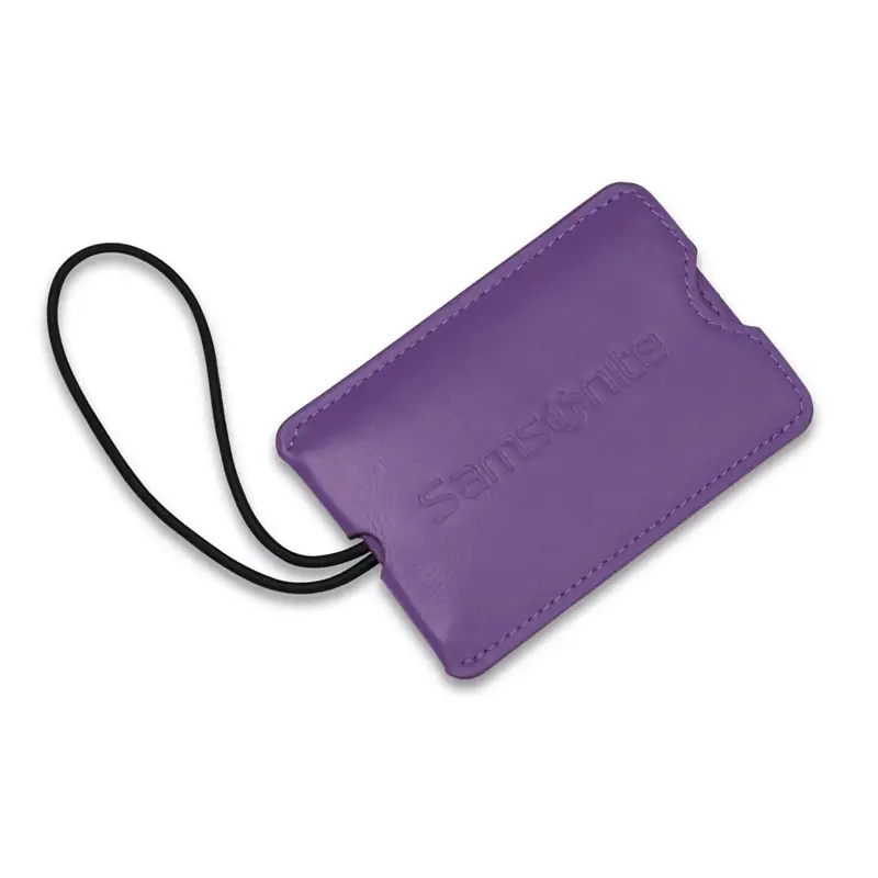 Ultraviolet Vinyl ID Tag Luggage Accessories | 6287-SXPDA - SAMSONITE OUTLET