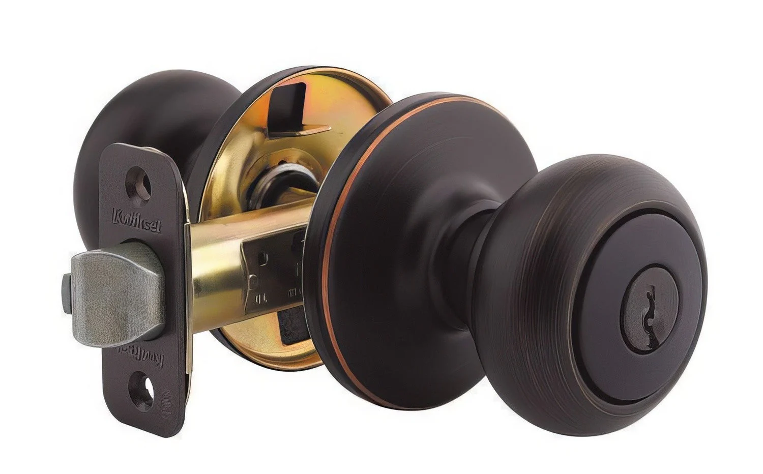 Kwikset 400CV Cove Single Cylinder Keyed Entry Knob - TA Screen Specialist, Inc.