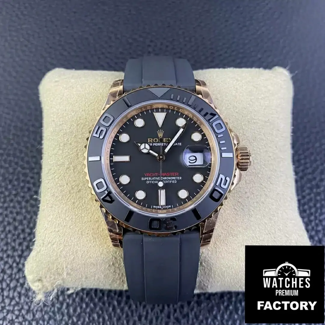 Rolex Yacht Master M126655-0002 40MM VS Factory Black Strap